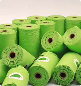 100% Compostable poop bags